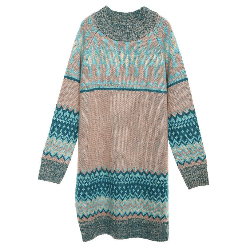 裂帛长袖2019秋冬新款针织连衣裙 裂帛立天连衣裙