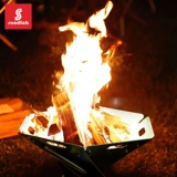 山地客 Открытый на открытом воздухе -Кемпир костер Атмосфера сжигание дров.