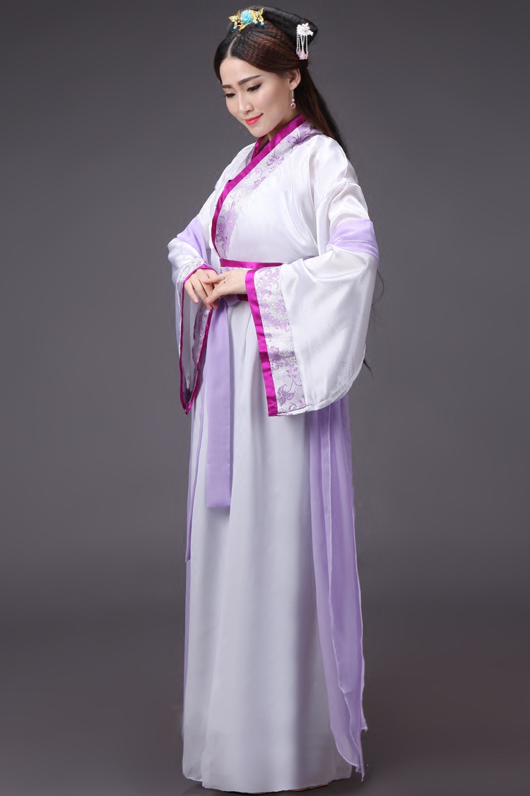 蜜糖依恋旗舰店古装服装仙女 演出服七仙女 改良汉服女装唐装汉服服装襦裙送披帛2