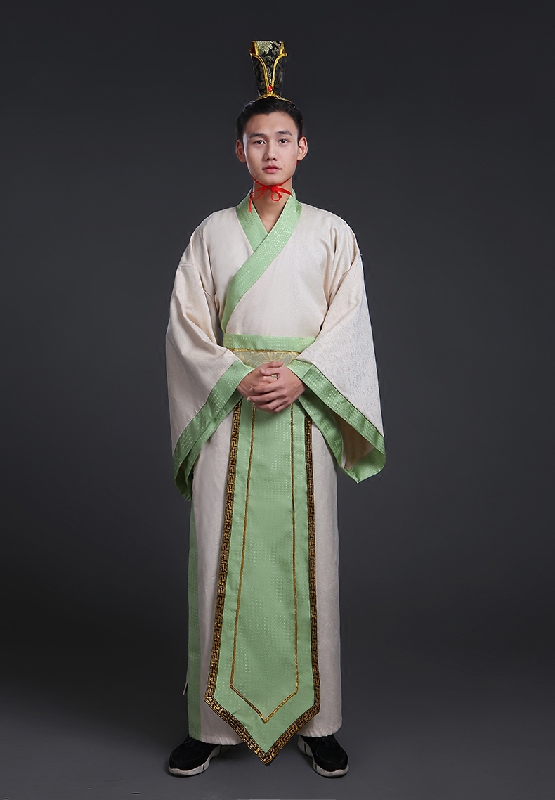 蜜糖依恋旗舰店古装男侠客装书生侠客汉服三国大臣影楼拍照大侠服装曹操才子年会2