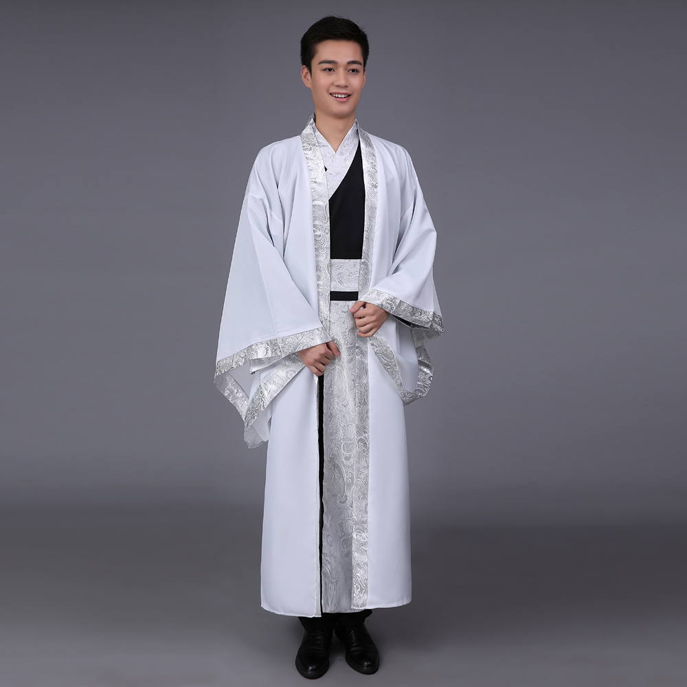 蜜糖依恋旗舰店新款古装服装男汉服男士曲裾臣子官服汉朝大臣大氅书生直裾深衣0