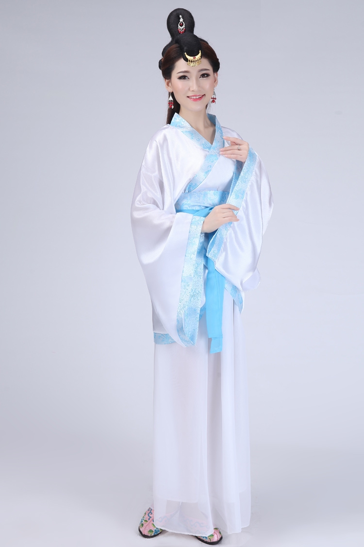 蜜糖依恋旗舰店古装服装仙女古筝汉服女改良古代贵妃唐装汉服襦裙包邮演出服舞蹈3