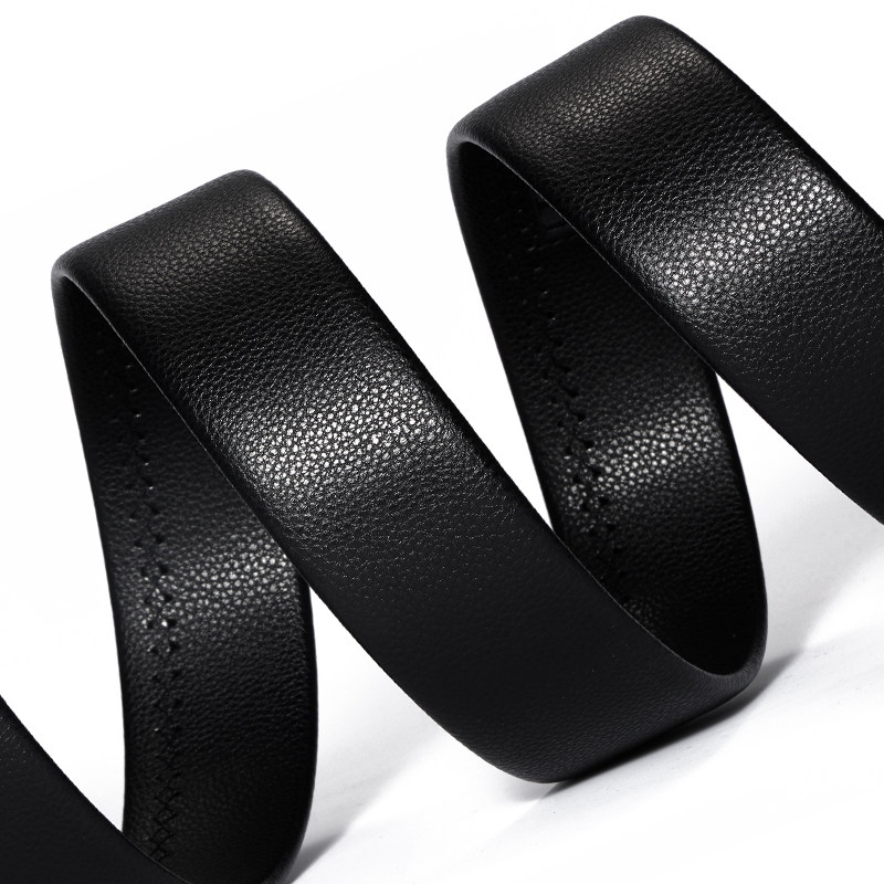 【无扣头】柒牌男装配饰皮带不带头2025新款男士无头腰带裤腰带