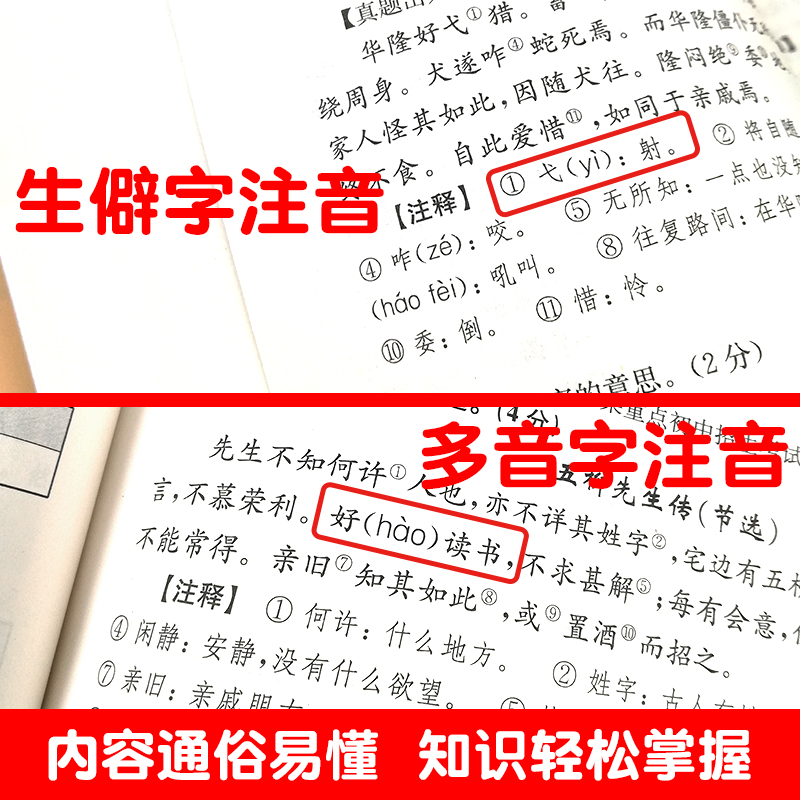 新版交大之星文言文考试阅读六年级小升初6年级上下小学语文古文古诗词训练辅导小学文言文语文古诗词天天练同步经典诵读 - 图2