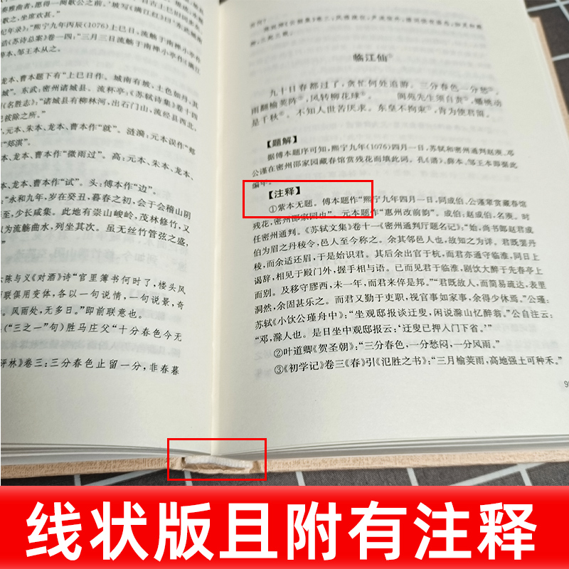 苏轼词全集中国古典诗词校注评丛书中国古诗词鉴赏中国诗歌文学国学古籍唐诗宋词名家赏鉴唐宋八大家辛弃疾诗全集欧阳修词全集-图3