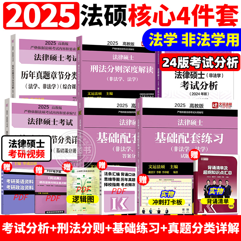 2025考研法硕考试分析非法学高教版法律硕士联考398专业基础学位联考2024考研分析法律硕士分析25大纲教材24文运法硕历年真题 - 图2