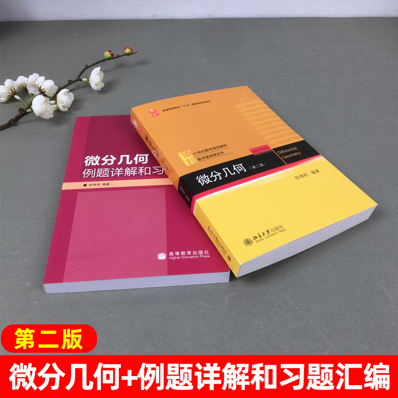 微分几何 陈维桓 第二版 教材+例题详解和习题汇编 北京大学出版社/高等教育出版社 数学基础课 北大微分几何学教程 微分几何讲义 - 图0