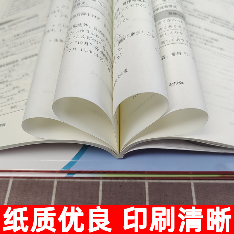 日语练习册七八九年级全一册 人教版 初一二三全年同步练习教辅 9年级练习册日语789年级课本配套习题 人民教育出版社教科书 - 图3