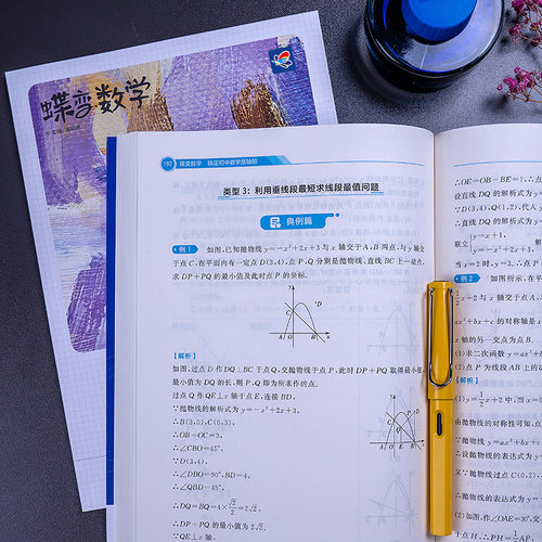 2026蝶变搞定初中数学物理化学压轴题中考数学精讲精练挑战初中几何模型二次函数等压轴大题全解析高效专项星级训练丢分题解题模型 - 图1