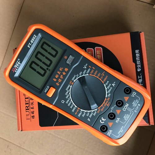 福瑞泰8802防烧保护数显式万用表万能表数字表高精度蜂鸣自动关机 - 图1