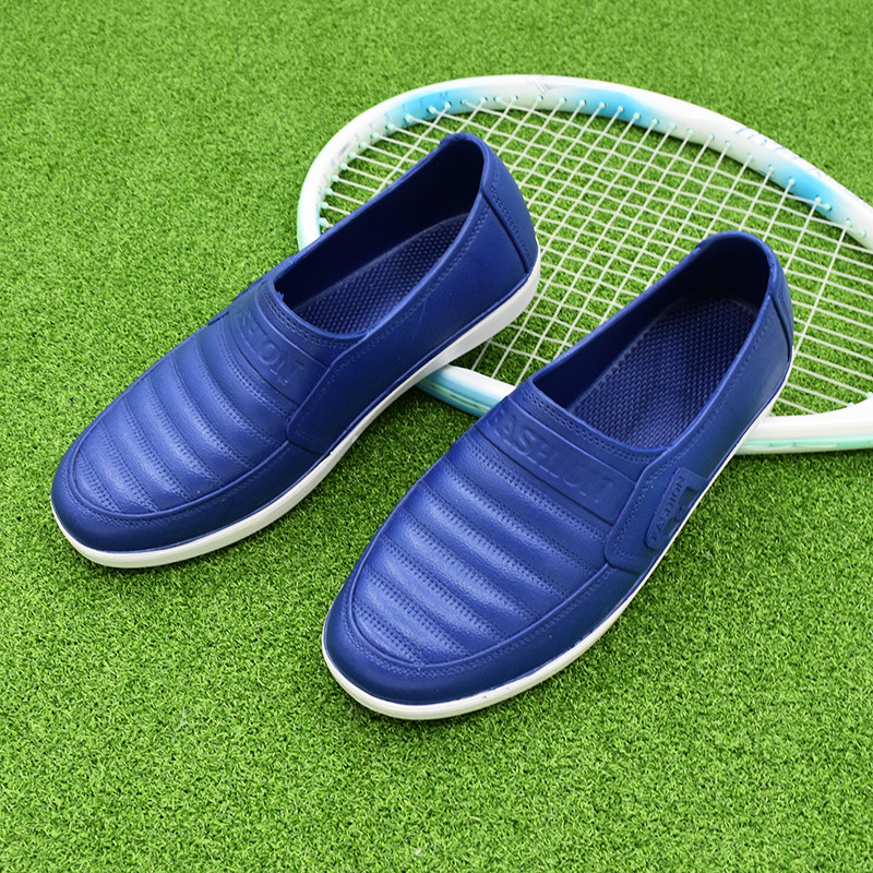 男士休闲塑料厨房厨师鞋防滑防水防油男鞋工作上班鞋酒店洗车雨鞋