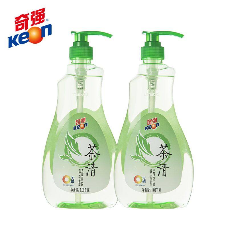 奇强1.08 kg 2瓶茶香去油污洗洁精 奇强洗洁精