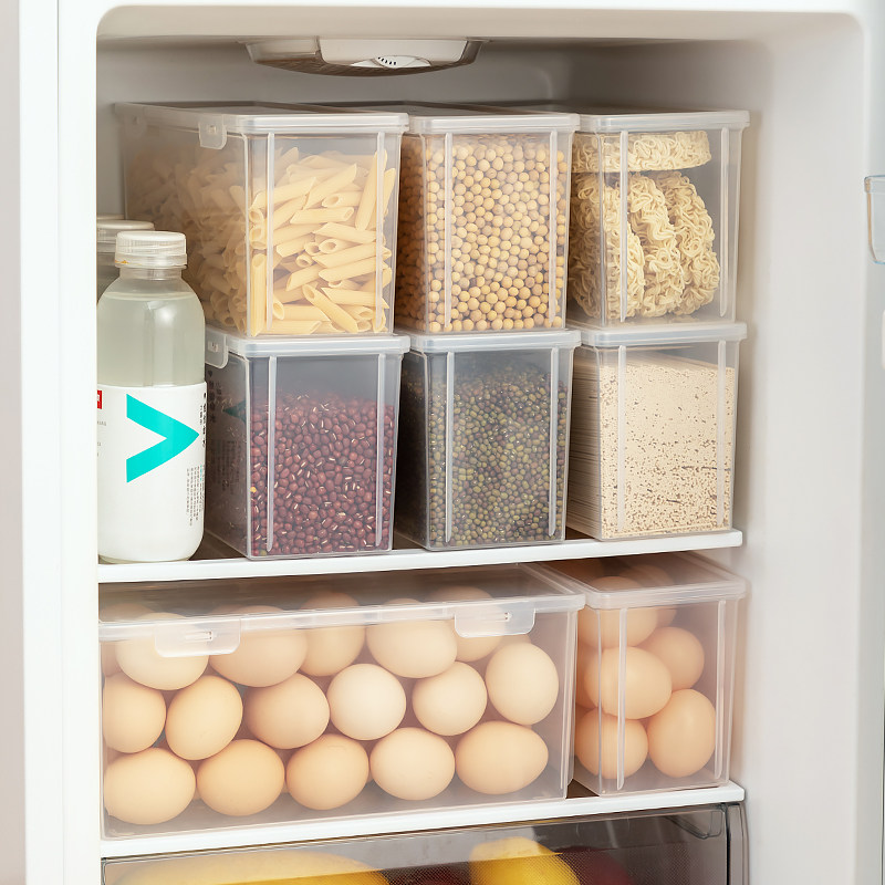 鸡蛋收纳盒冰箱侧门专用整理盒大容量放鸡蛋的盒子保鲜盒鸡蛋托盒,淘宝优惠券,粉丝福利购,淘宝优惠卷
