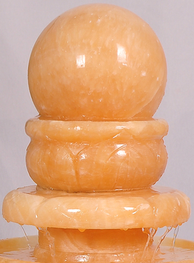 透光新房流水摆件客厅假山工艺品