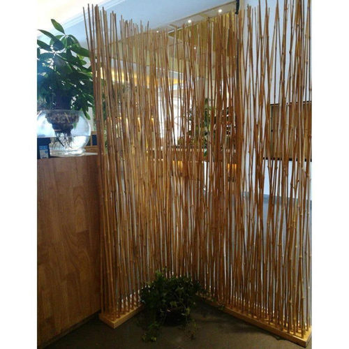 定制加高 天然竹子落地屏风 现代日式移动座屏玄关茶餐厅隔断背景 - 图0