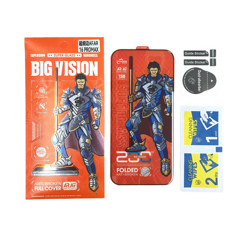 适用 苹果17ProMax 16E 15 14 13 12 iphone11 XR超细边AF/AR电镀涂油膜高铝大弧对折铠甲保护钢化手机保护膜 - 图2