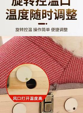 足底艾灸鞋实木家用艾灸专用随身热敷靴女士可行走的脚底发热鞋子