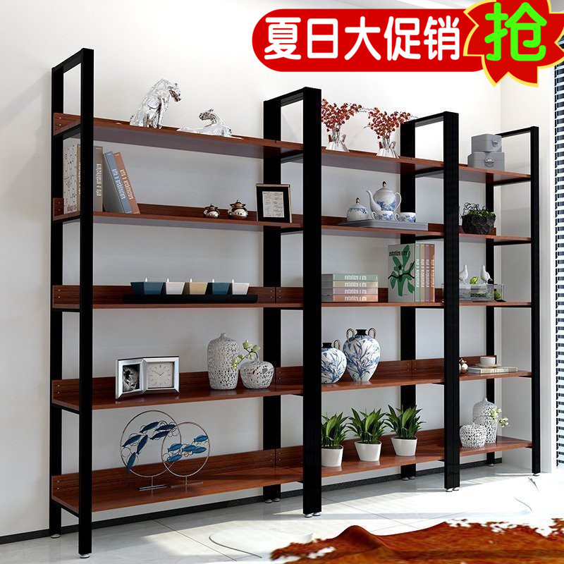置物架客廳落地收納架儲物架辦公檔案櫃落地多層架展示架展櫃書架