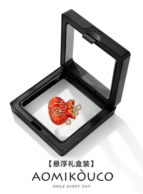 国风浮雕设计感发财胸针福袋别针