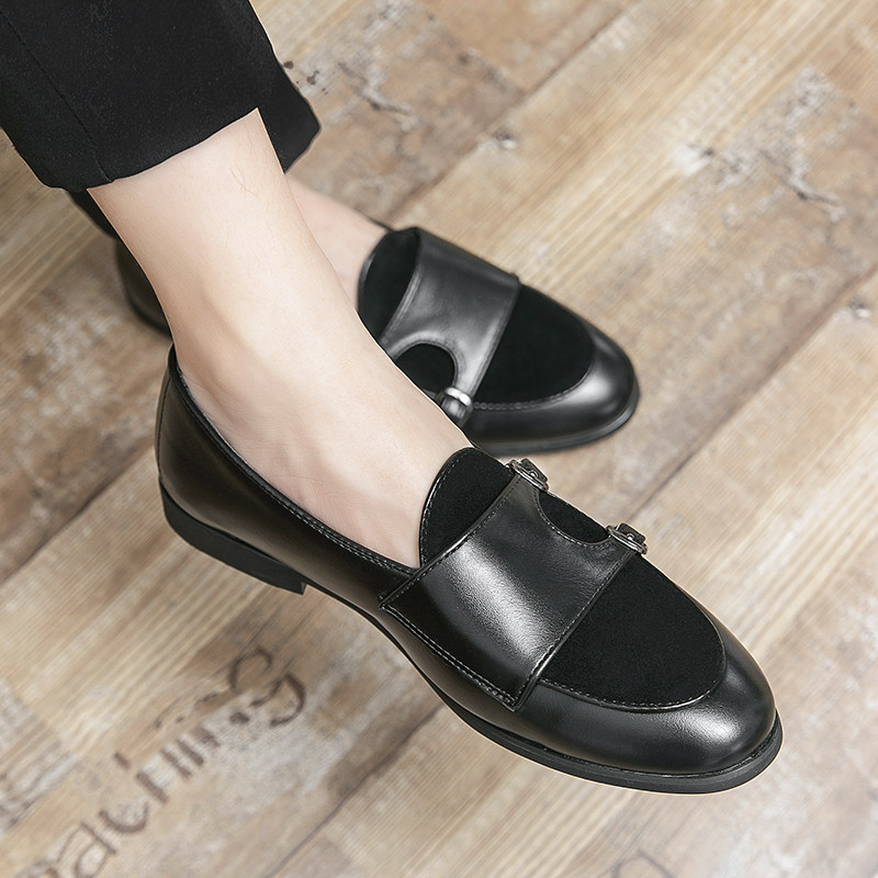 时尚透气小皮鞋男韩版百搭一脚蹬低帮乐福鞋子潮秋季休闲豆豆鞋男,淘宝优惠券,粉丝福利购,淘宝优惠卷