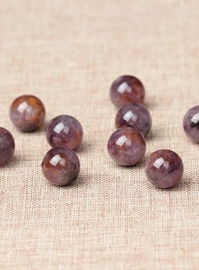 极光23散珠子圆珠水晶玉石手链单珠配珠diy手工串珠饰品配件材料