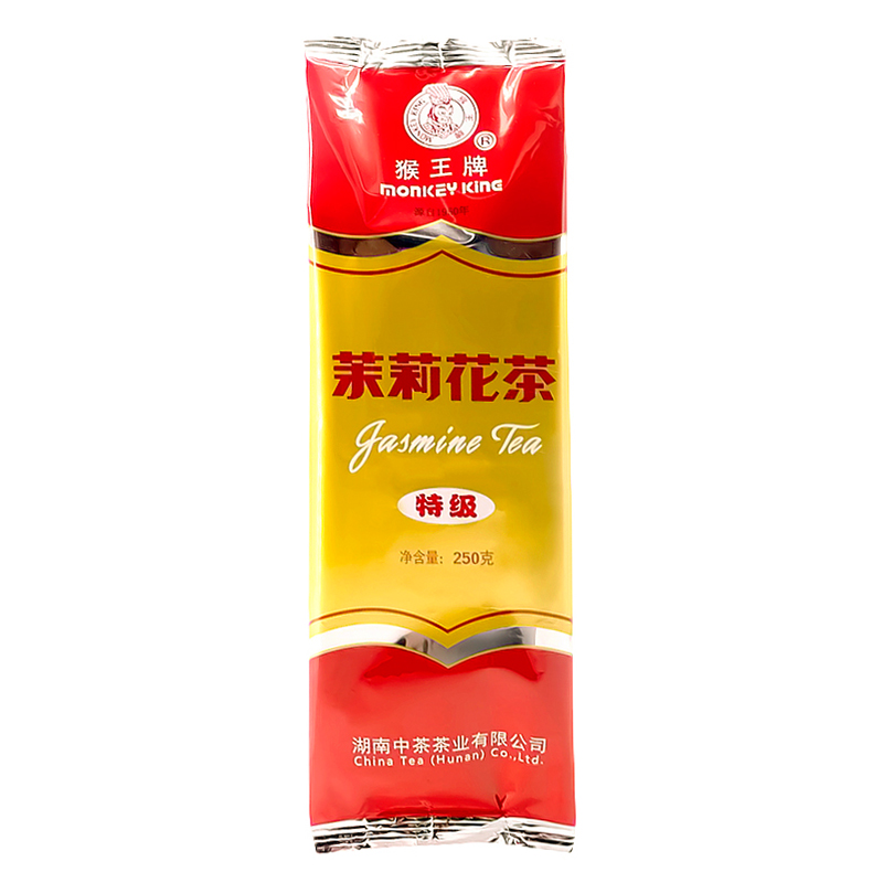 2023年猴王茉莉花茶叶袋装特级浓香型中茶猴王牌横县250g/袋国货 - 图3