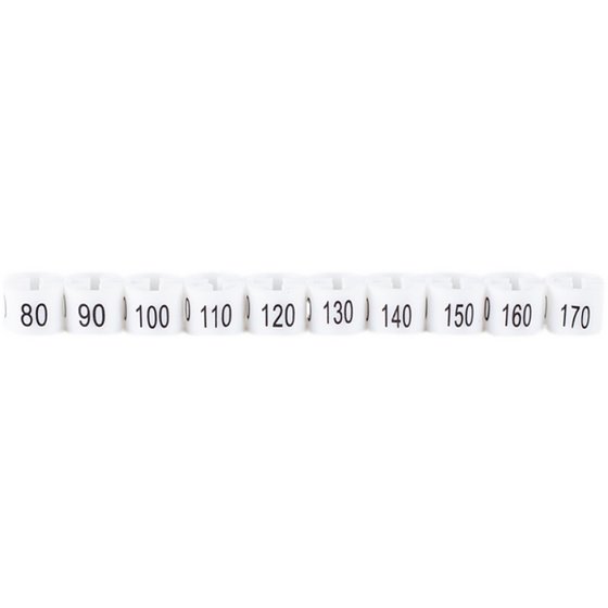 사이즈 버클 번호 1-50 흰색 1-100 검정색 의류 태그