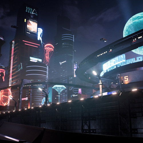 UE5虚幻5素材模型环境场景资产模块化赛博朋克2077超级合集夜之城 - 图2