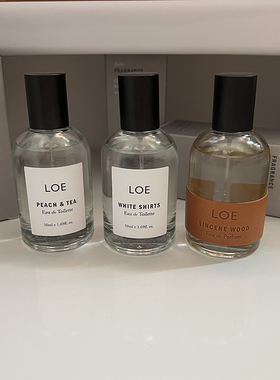 LOE香水白衬衫桃子与茶