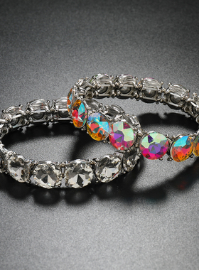 小众轻奢手链配饰欧美女水钻