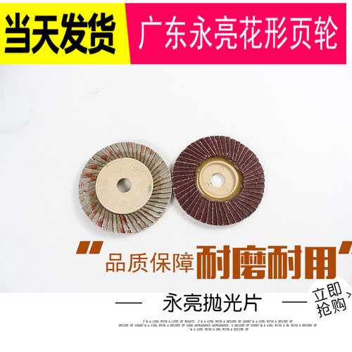 小太阳永亮花形页轮/抛光片/打磨片/花型叶轮/千叶片 百叶片软片 - 图2