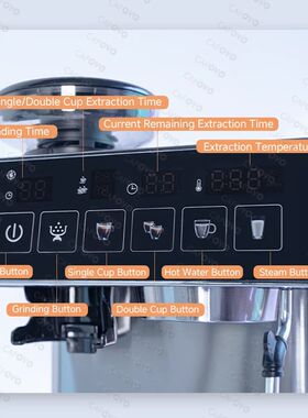 CAFOVO E136 3-in-1 20Bar Espresso Machine with Grinder and S