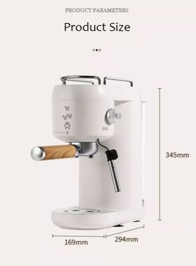 Italian Coffee Machine Semi-automatic Coffee Maker Espresso