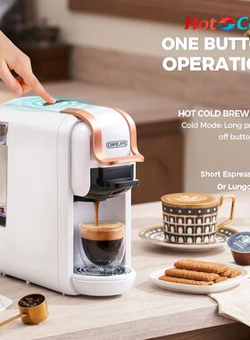 19 Bars 4-in-1 CAFELFFE Espresso Coffee Machine Dolce Milk f