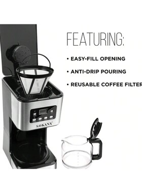 Coffee machine, 3-in-1 single-serving coffee machine, pod co