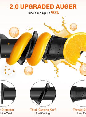 Masticating Juicer Attachment for KitchenAid Stand Mixer Slo