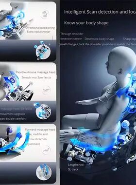 Full Body Air Pressure Massage Armchair Massage Chair 4D Sof
