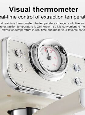 Italian Semi-Automatic Coffee Machine Household Small 20Bar