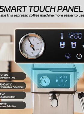 Cafelffe Espresso Machine 20Bar,Cappuccino Maker with Milk F