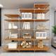 New Internet celebrity floor-standing storage rack kitchen kitchenware storage rack study balcony bedroom living room supermarket multi-layer shelves