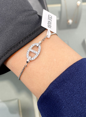 CELIEKALIRA满钻猪鼻扣手链