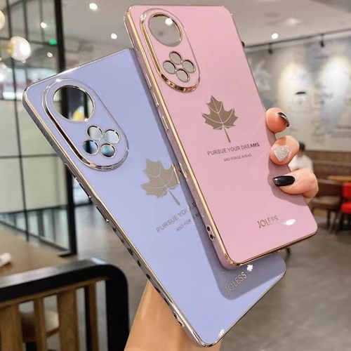 适用OPPO Reno15Pro A6GT A6Max A6Pro A6i K13S K13X A5x 6D枫叶电镀手机壳Reno14精孔保护壳Findx9纯色软套 - 图3