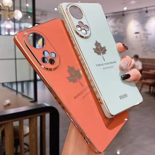 适用OPPO Reno15Pro A6GT A6Max A6Pro A6i K13S K13X A5x 6D枫叶电镀手机壳Reno14精孔保护壳Findx9纯色软套 - 图2