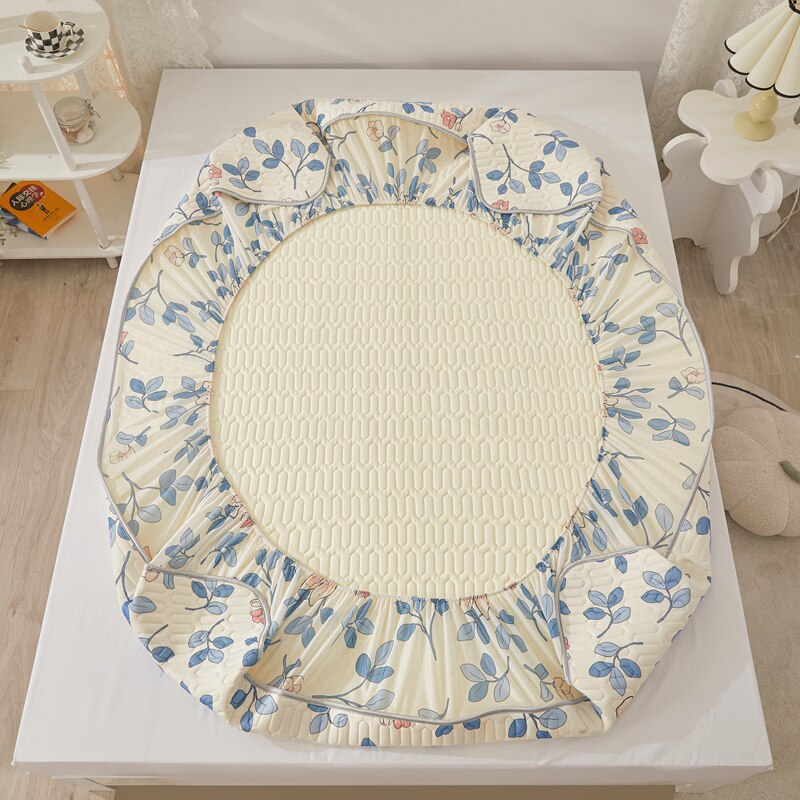 乳胶凉席夏被四件套夏季冰丝凉席子 星晴化纤被