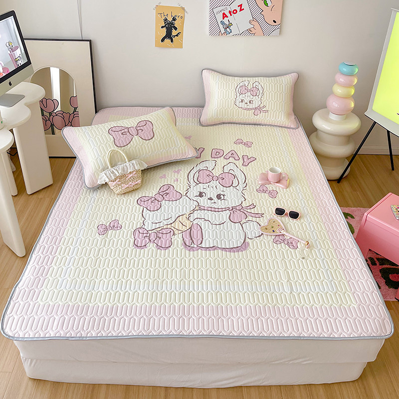 ins少女心乳胶冰丝夏儿童空调席子 星晴乳胶席
