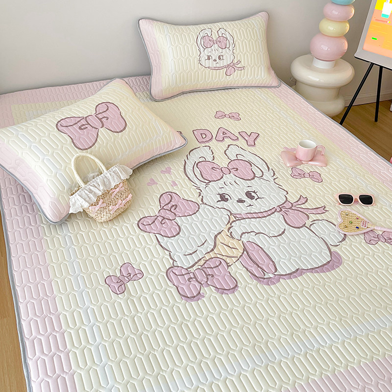 ins少女心乳胶冰丝夏儿童空调席子 星晴乳胶席