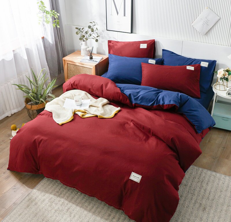 网红纯色床上用品四件套双人被子 星晴床品套件/四件套/多件套