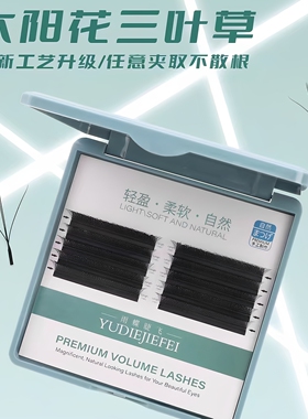 韩国款式睫毛YY毛三叶草扁毛包邮