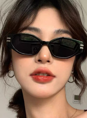 复古小框墨镜太阳眼镜