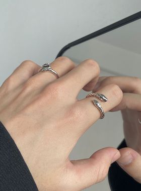 设计感朋克蹦迪戒指ins嘻哈夸张